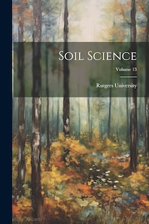 Front cover_Soil Science; Volume 13