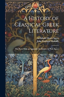 Couverture_A History of Classical Greek Literature