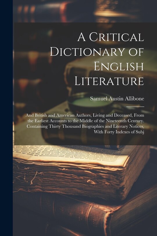 Couverture_A Critical Dictionary of English Literature