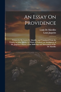 Front cover_An Essay On Providence