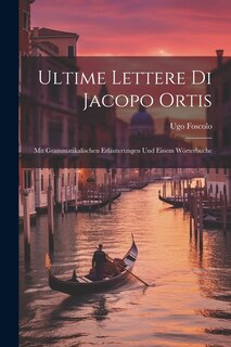 Front cover_Ultime Lettere Di Jacopo Ortis
