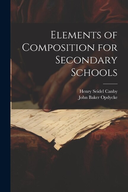 Couverture_Elements of Composition for Secondary Schools