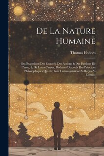 Front cover_De La Nature Humaine