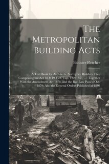 Couverture_The Metropolitan Building Acts