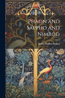 Front cover_Phaon and Sappho and Nimrod