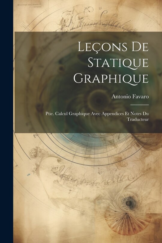 Couverture_Leçons De Statique Graphique