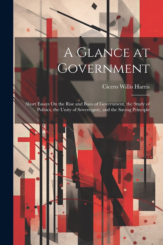 Front cover_A Glance at Government