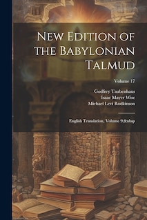 Front cover_New Edition of the Babylonian Talmud