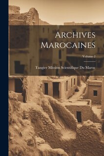 Front cover_Archives Marocaines; Volume 2