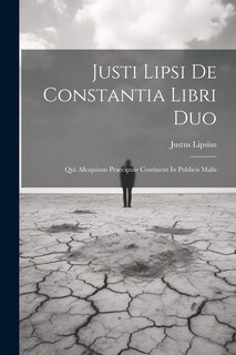 Front cover_Justi Lipsi De Constantia Libri Duo