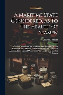 Front cover_A Maritime State Considered, As To The Health Of Seamen