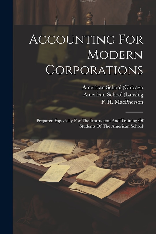Front cover_Accounting For Modern Corporations