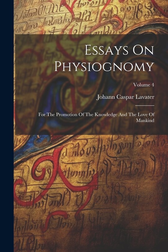 Front cover_Essays On Physiognomy