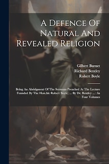 Front cover_A Defence Of Natural And Revealed Religion