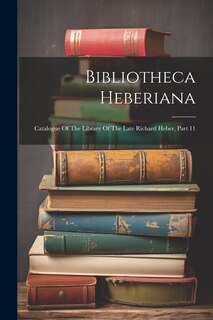 Couverture_Bibliotheca Heberiana
