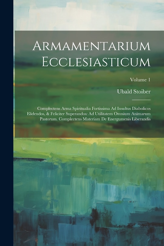 Front cover_Armamentarium Ecclesiasticum