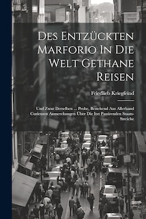 Front cover_Des Entzückten Marforio In Die Welt Gethane Reisen