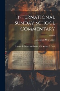 Front cover_International Sunday School Commentary