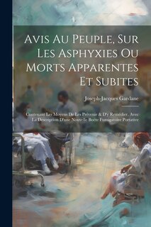 Couverture_Avis Au Peuple, Sur Les Asphyxies Ou Morts Apparentes Et Subites