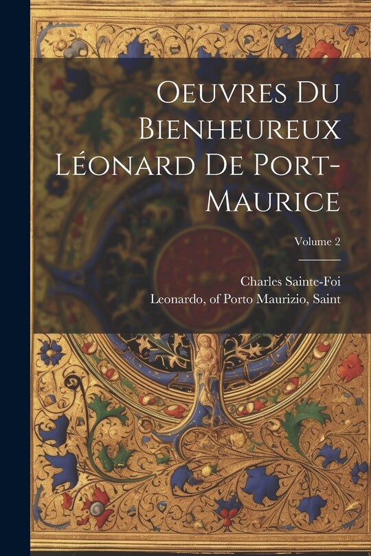 Front cover_Oeuvres du bienheureux Léonard de Port-Maurice; Volume 2