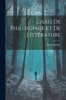 Front cover_Essais De Philosophie Et De Littérature