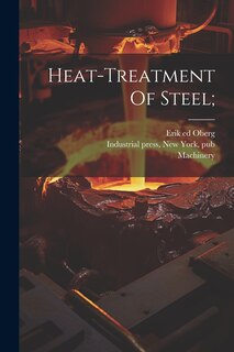 Couverture_Heat-treatment Of Steel;