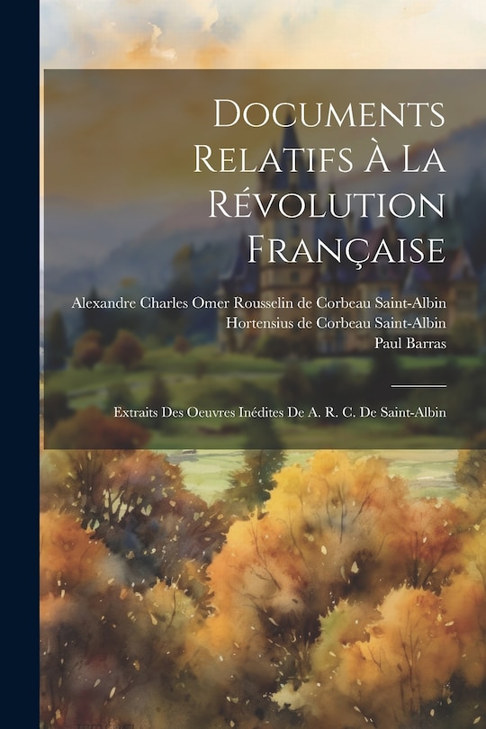 Front cover_Documents Relatifs À La Révolution Française