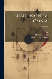 Front cover_Euclidis Opera Omnia; Volume 9
