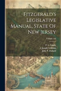 Couverture_Fitzgerald's Legislative Manual, State Of New Jersey; Volume 142