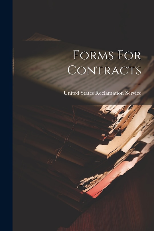 Front cover_Forms For Contracts