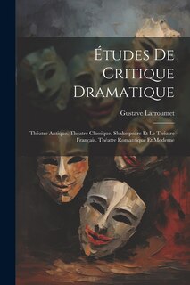 Couverture_Études De Critique Dramatique