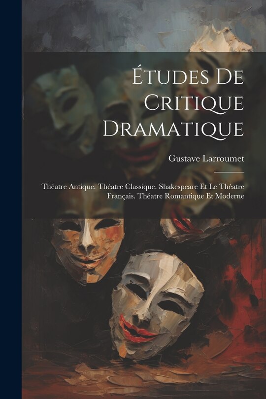 Couverture_Études De Critique Dramatique