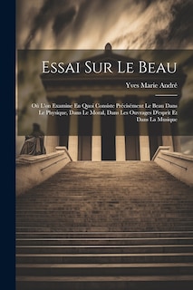 Couverture_Essai Sur Le Beau