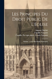 Front cover_Les Principes Du Droit Public De L'église