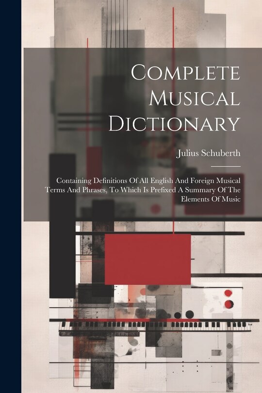 Front cover_Complete Musical Dictionary
