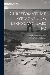Front cover_Chrestomathiae Syriacae Cum Lexico, Volumes 1-2