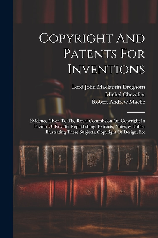Front cover_Copyright And Patents For Inventions