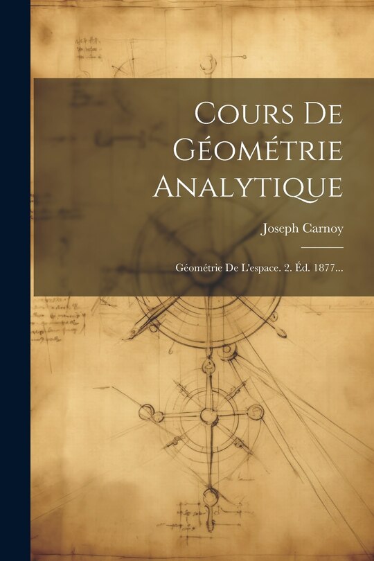 Couverture_Cours De Géométrie Analytique