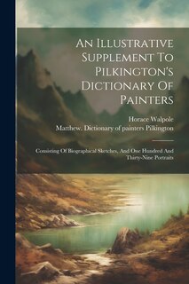 Front cover_An Illustrative Supplement To Pilkington's Dictionary Of Painters