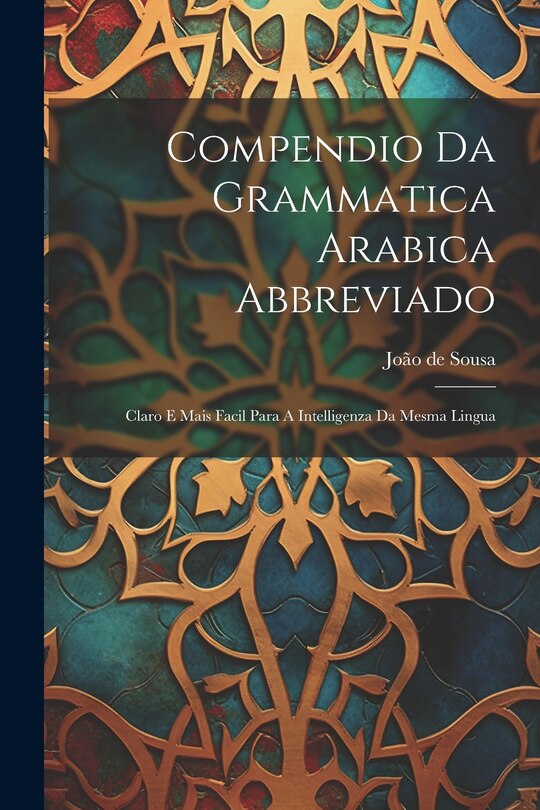 Front cover_Compendio Da Grammatica Arabica Abbreviado
