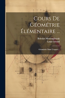 Front cover_Cours De Géométrie Élémentaire ...