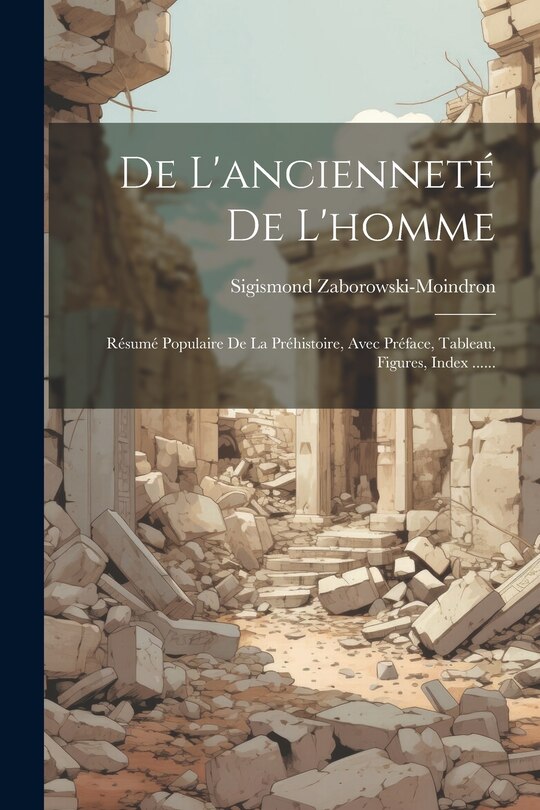Front cover_De L'ancienneté De L'homme