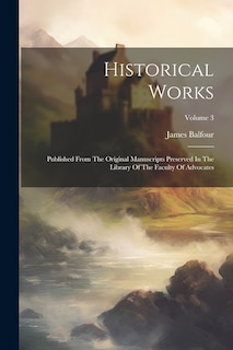 Couverture_Historical Works