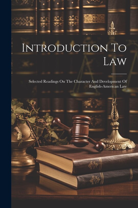 Couverture_Introduction To Law