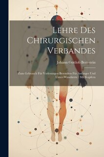 Couverture_Lehre Des Chirurgischen Verbandes