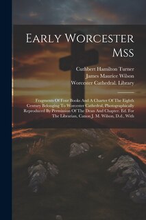 Front cover_Early Worcester Mss