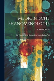 Front cover_Medicinische Phänomenologie