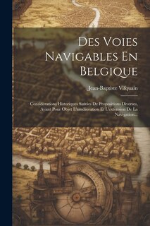 Couverture_Des Voies Navigables En Belgique