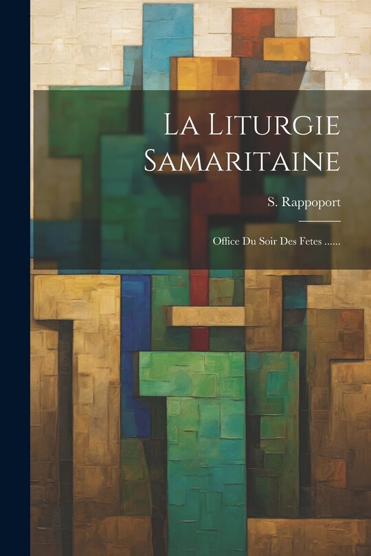 Front cover_La Liturgie Samaritaine