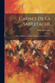 Front cover_Carnet De La Sabretache